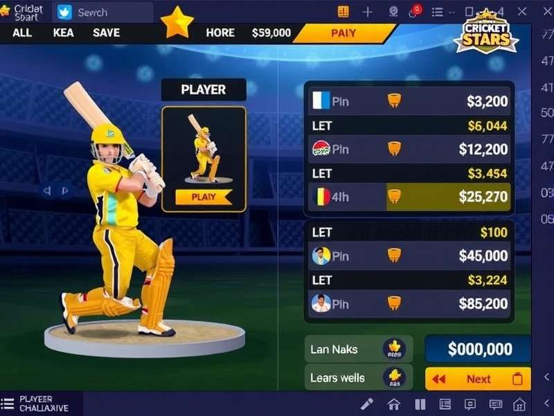 Chandigarh Cricket Stars Player Statistics